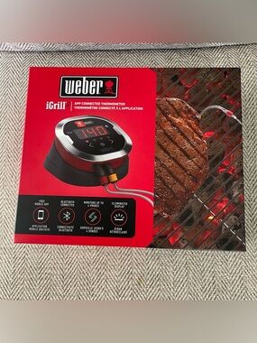 Weber Igrill 2 Meat Bluetooth-enabled, app-connected thermometer